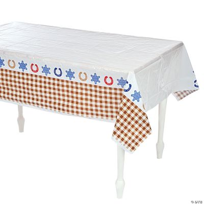 1st Birthday Cowboy Table Cover