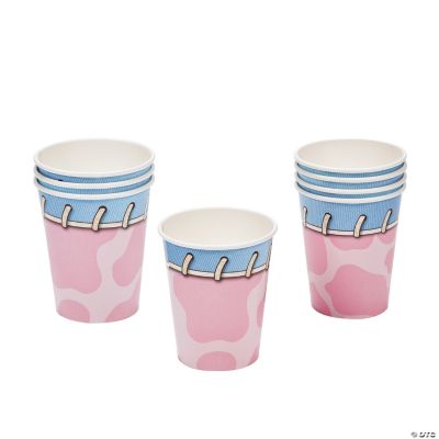 1st Birthday Pink Cowgirl Cups