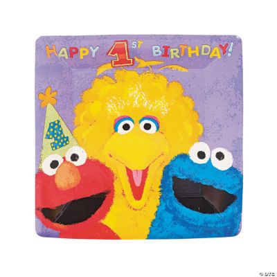 Sesame Street® 1st Birthday Dinner Plates