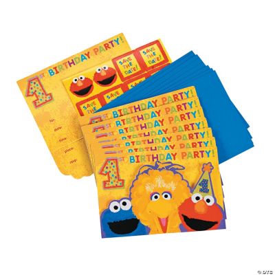 Sesame Street® 1st Birthday Invitations