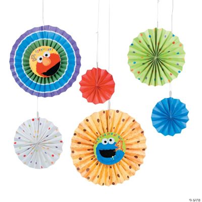 Sesame Street™ 1st Birthday Fan Decorations