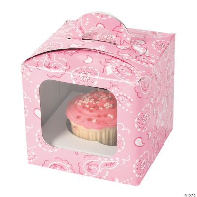 Pink Bandana Cupcake Boxes