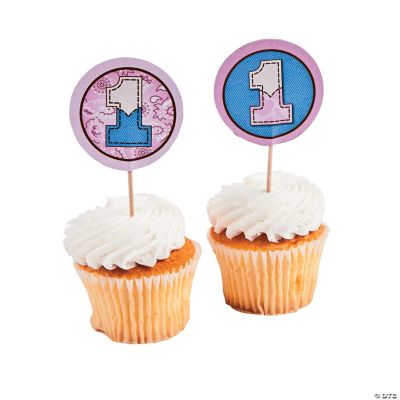 1st Birthday Pink Cowgirl Large Picks