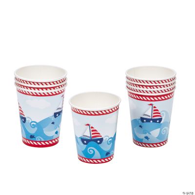 1st Birthday Sailor Cups