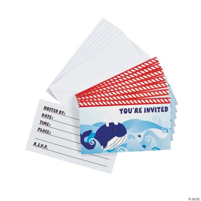 1st Birthday Sailor Invitations
