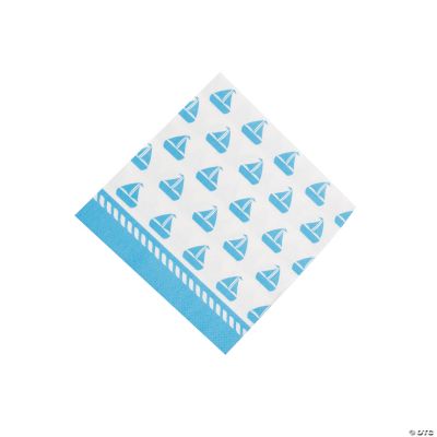 1st Birthday Sailor Beverage Napkins