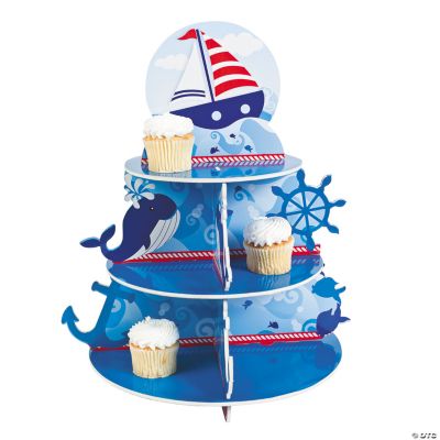 1st Birthday Sailor Cupcake Holder