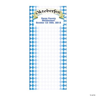 Personalized Oktoberfest Photo Backdrop Banner