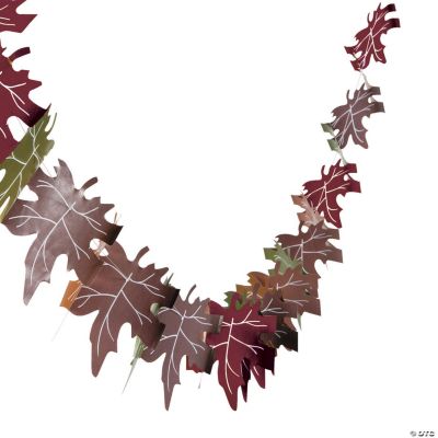 Fall Leaves Tissue Garland