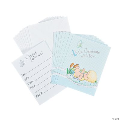 Baby Boy Precious Moments® Baby Shower Invitations