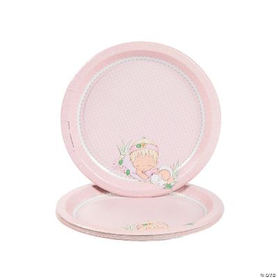Baby Girl Precious Moments® Baby Shower Dinner Plates