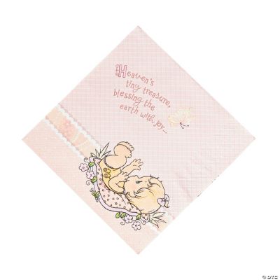 Baby Girl Precious Moments® Baby Shower Lunch Napkins