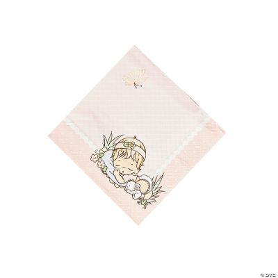 Baby Girl Precious Moments® Baby Shower Beverage Napkins