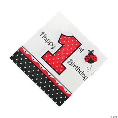 Ladybug Fancy Lunch Napkins