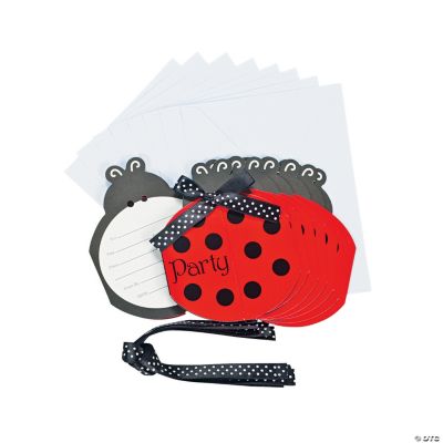 Ladybug Fancy Invitations