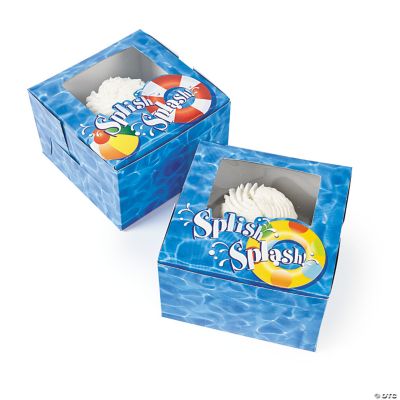 Pool Party Cupcake Boxes
