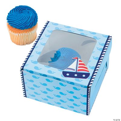 1st Birthday Sailor Cupcake Boxes
