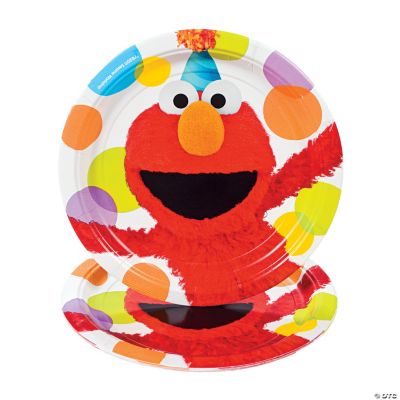 Elmo Party Dinner Plates