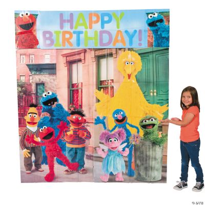 Sesame Street® Scene Setter Wall Decorating Kit