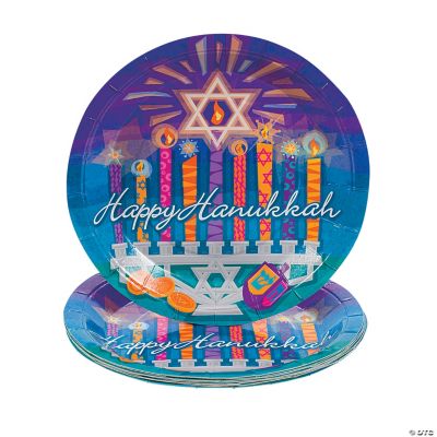 Hanukkah Dinner Plates