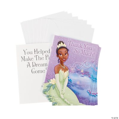 The Princess & The Frog Thank You Notes
