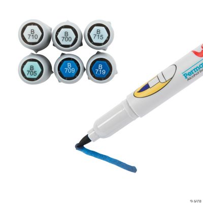 Marvy Uchida® Le Plume Blue Alcohol Markers