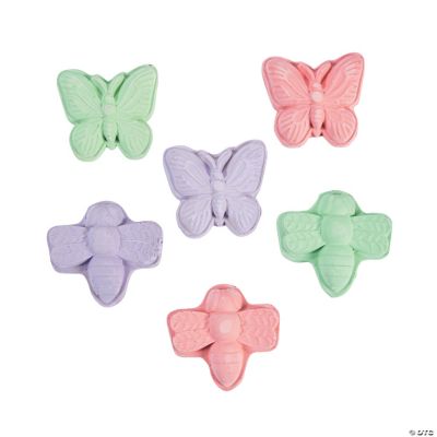 Butterfly & Dragonfly-Shaped Chalk