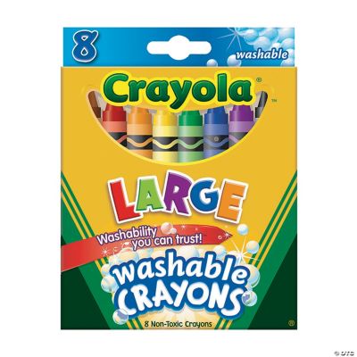 Crayola® Washable Crayons Large - 8 Count