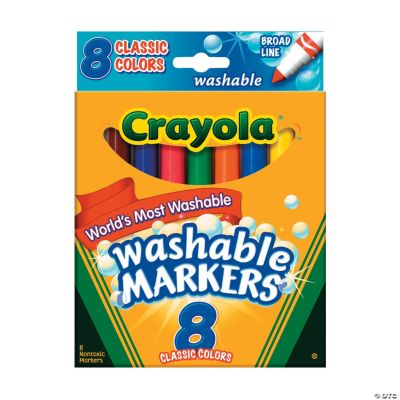 Crayola® Classic Conical Tip Washable Markers