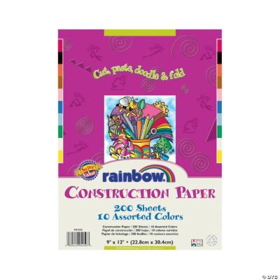 Rainbow Super Value Construction Paper - 9
