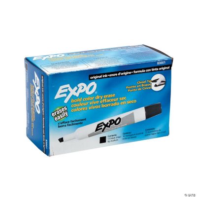 Expo® Black Original Ink Dry Erase Markers