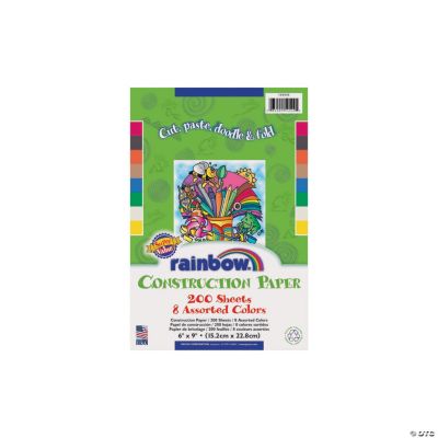 Rainbow Super Value Construction Paper - 6