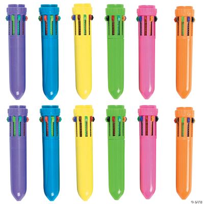 Mini Neon Shuttle Pens