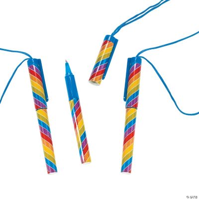 Rainbow Pen On A Rope