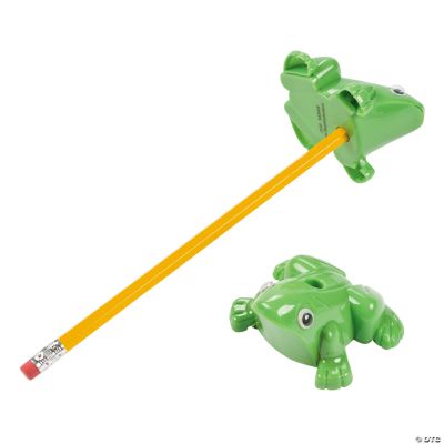 Frog-Shaped Pencil Sharpeners