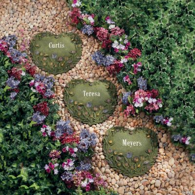 Heart-Shaped Tulip Stepping-Stone