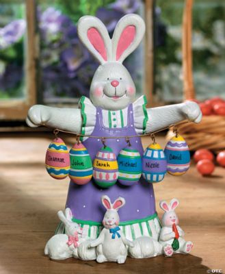Mama Bunny with String of Eggs