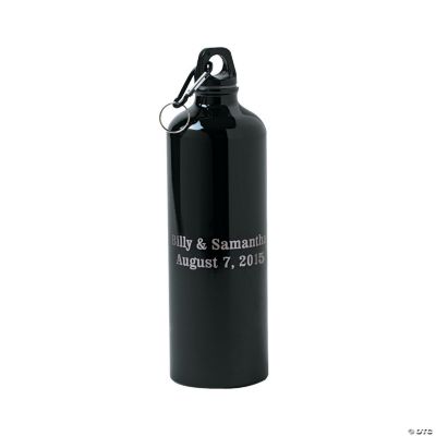 Personalized Water Bottle - Black