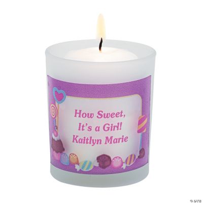 Personalized Sweet Treat Votive Candleholders