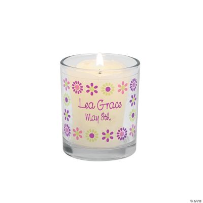 Personalized Darling Daisy Votive Candleholders