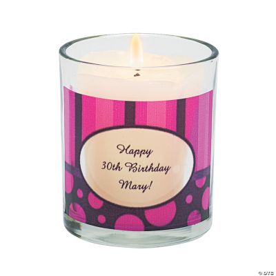 Personalized Simply Sassy Votive Candleholders