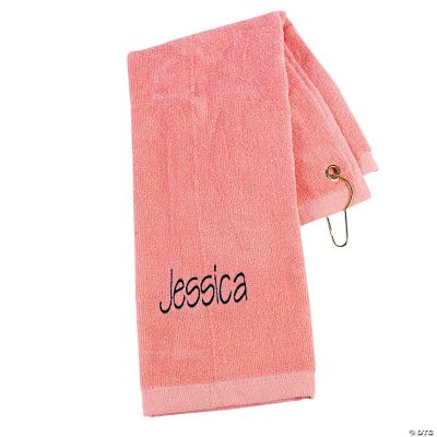 Pink Golf Towel