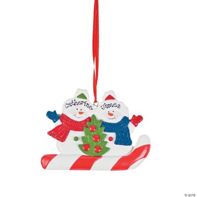 Snowmen Ornament - Two Snowmen