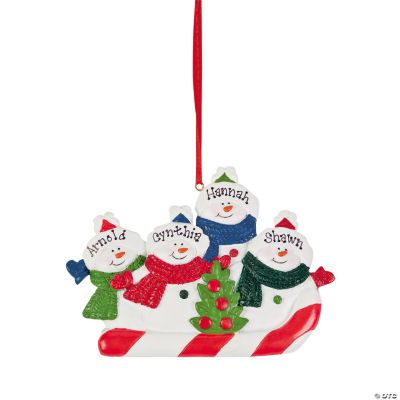 Snowmen Ornament - Four Snowmen