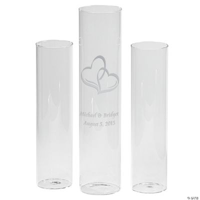 Personalized Cylinders For Unity Ceremony