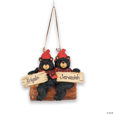 Black Bears Ornament - Two Bears