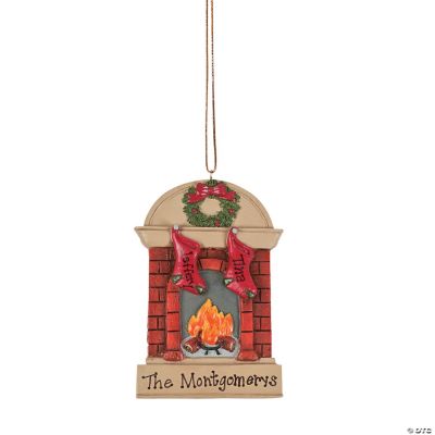 Personalized Stockings Family Ornament - Two Stockings