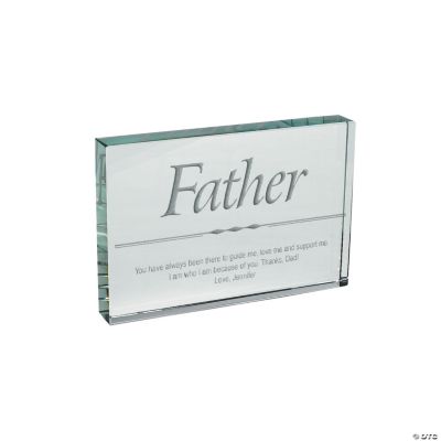 Personalized Father's Day Block