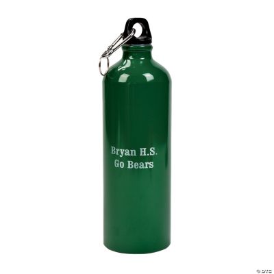 Green Personalized Stainless Steel Water Bottle