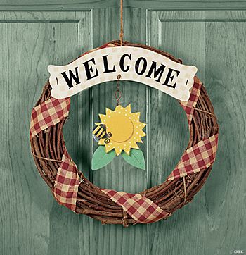 Changing Seasons “Welcome” Wreath